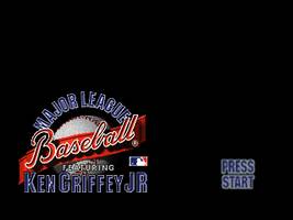 Major League Baseball Featuring Ken Griffey Jr. Title Screen